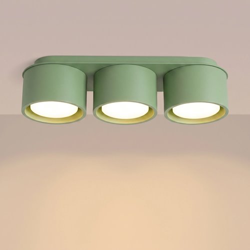 Lampa sufitowa potrójna tuba Modo 3xGx53 szałwiowa