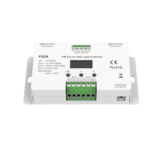 Zestaw schodowy LED SPI/MONO ES24+ES-F z czujnikami PIR