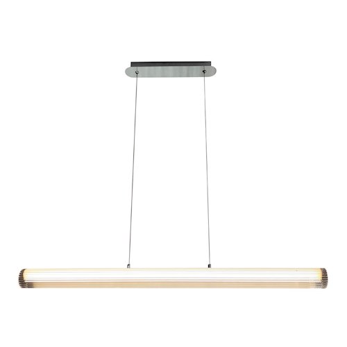 Lampa wisząca liniowa LED akrylowa 16W 3CCT 90cm chrom