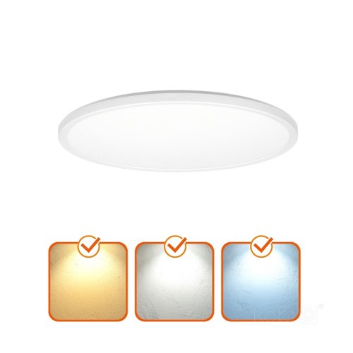 Plafon LED IP54 okrągły Slim 24W z przełącznikiem CCT