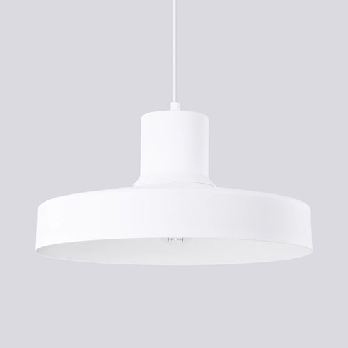Lampa wisząca klasyczna Bilo 1xE27 biała