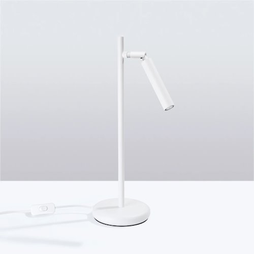 Lampa biurkowa Pastelo 1xG9 biała