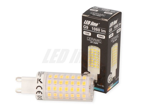Żarówka LED G9 12W 1080lm 230V Led Line - biała ciepła