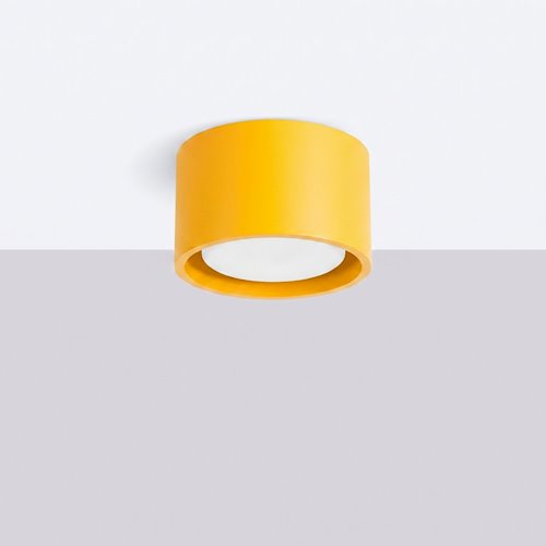 Lampa sufitowa tuba Modo 1xGx53 żółta