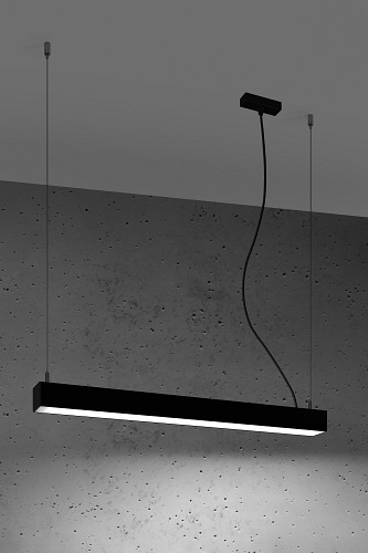 Lampa wisząca PINNE 67 czarna 4000K