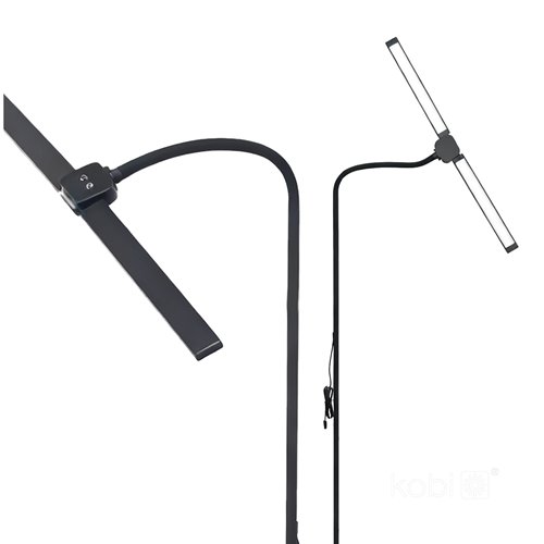 Lampa podłogowa LED Teilo Duo 14W 150cm 3CCT czarna