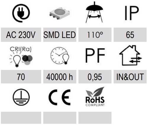 Lampa uliczna LED 30W