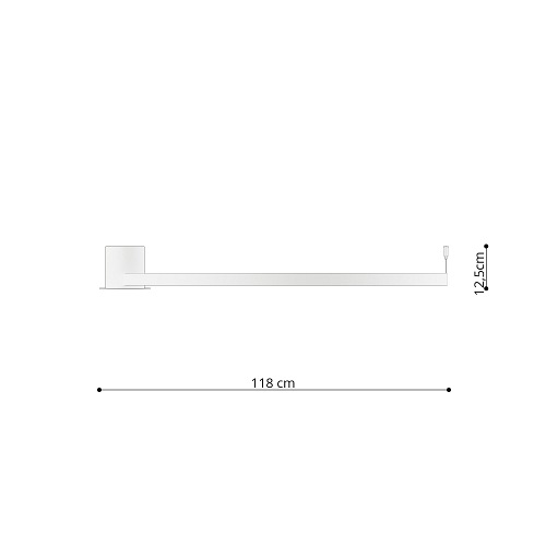 Lampa sufitowa RIO 110 czarna 70W 7820lm 4000K CRI95