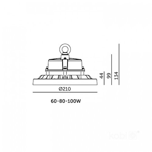 Lampa LED High Bay RIO PRO 60-80-100W 160 lm/W 3CCT