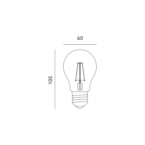 zarowka led filament ciepła mocna