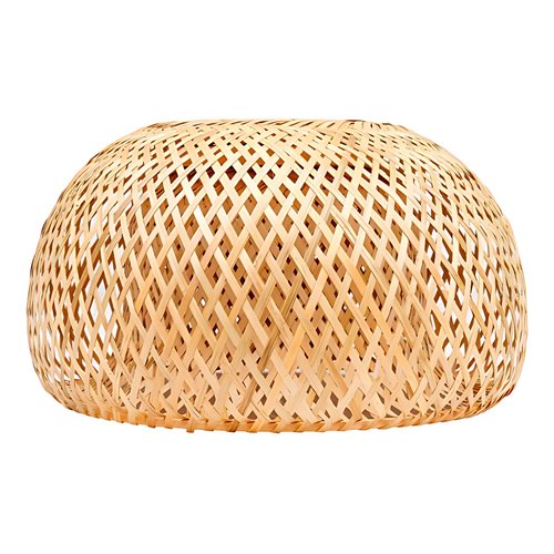Lampa wisząca Boho 1xE27 z bambusowym kloszem 38cm