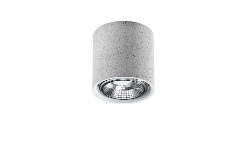Halogen natynkowy okrągły CULLO 14cm 1xAR111 beton