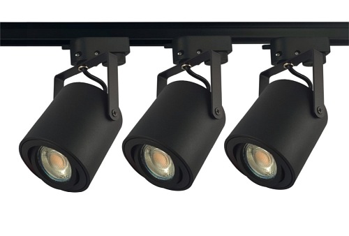 SZYNA 1M PLUS 3X REFLEKTOR LED GU10 80X84MM CZARNY