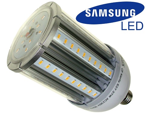 Żarówka LED uliczna 27W E27 KENLY SMD Samsung 4500lm - biała dzienna