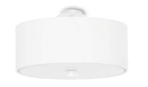 Lampa sufitowa SKALA okrągła 30 cm 3xE27 biała