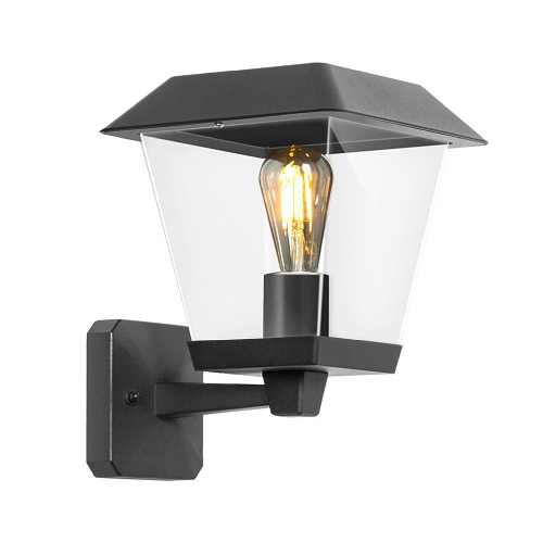 lampa architektoniczna czarna loft