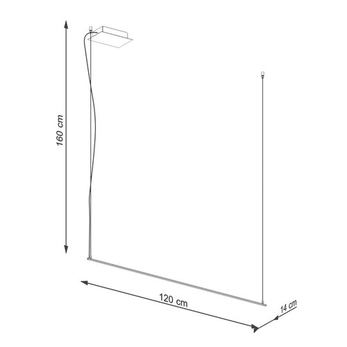 Lampa wisząca GREN 120 LED 3000K