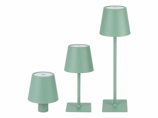 Lampa stołowa LED 4w1 3,5W 400lm CCT zielona 2x2000mAh