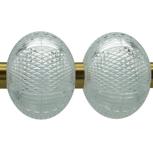 Lampa wisząca LED pozioma Amelia 60W 6000lm - złota