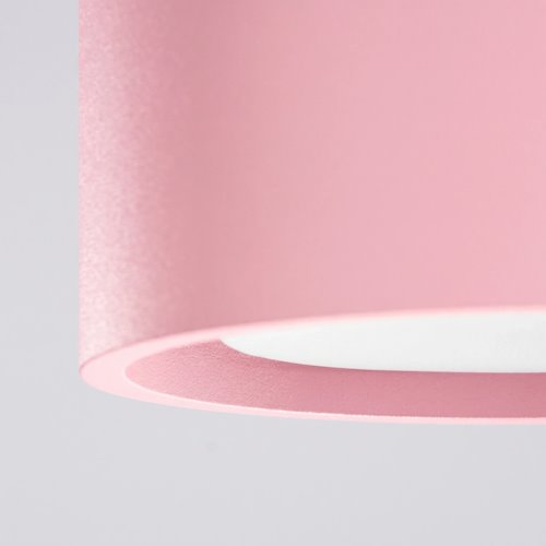 Lampa sufitowa podwójna tuba Modo 2xGx53 różowa