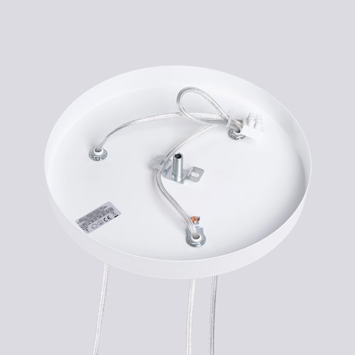 Lampa wisząca potrójna Lami 3P 3xGU10 okrągła biała