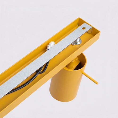 Kinkiet listwa z reflektorami Ring 4xGU10 żółty