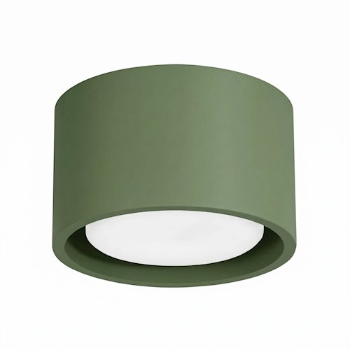 Lampa sufitowa tuba Modo 1xGx53 zielona oliwkowa