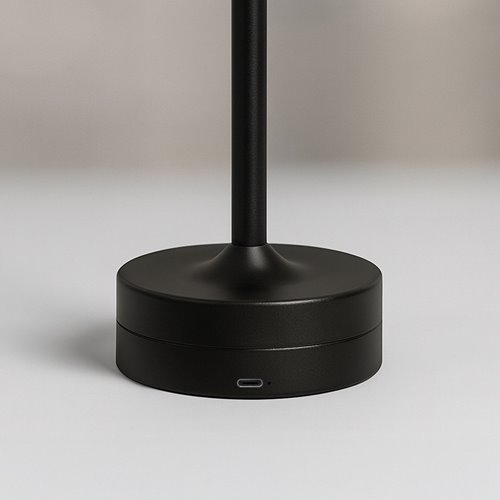 Lampka nocna LED z akumulatorem Tavolo 2,5W czarna