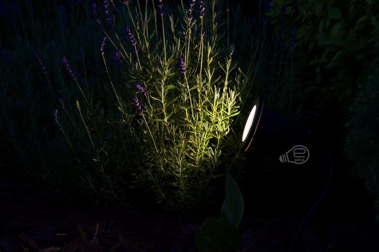Reflektor ogrodowy wbijany HORTUS 1xGU10 IP65 czarny