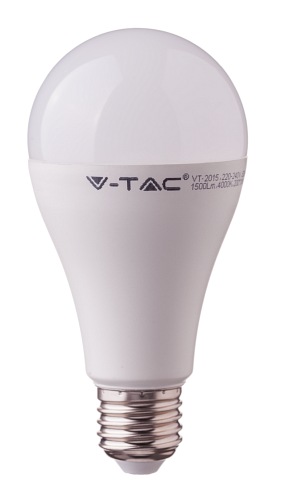 Żarówka LED E27 15W 230V 1250lm V-TAC - b. zimna 5 lat gwarancji