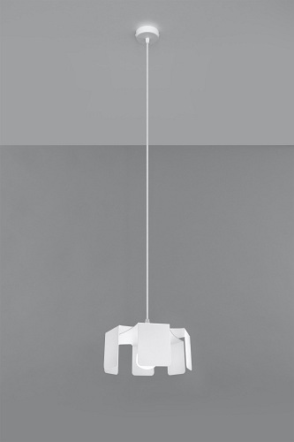 Lampa wisząca awangardowa TULIP 1xE27 biała