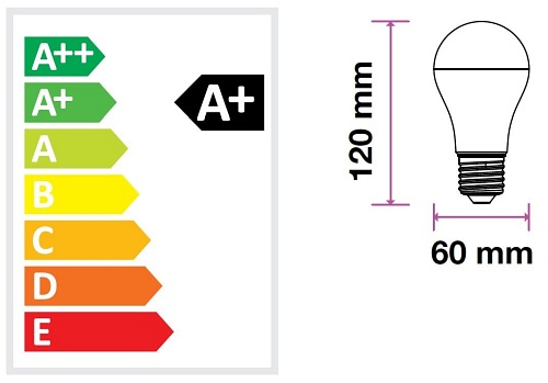 Żarówka LED E27 12W 230V 1055lm V-TAC - b. ciepła