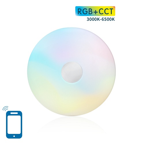 Plafon LED SMART RGB+CCT 18W okrągły - sterowany z aplikacji