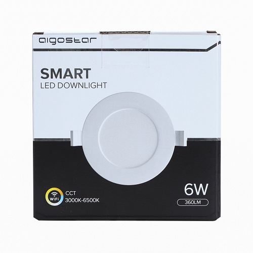 Panel LED SMART Wi-Fi 6W okrągły CCT 3000-6500K