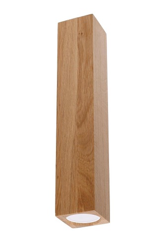 Halogen natynkowy drewniany KEKE 30 dąb 1xGU10