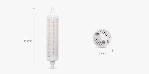 żarnik LED r7s 118mm 12W ciepła