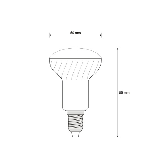 żarówka LED E14 R50 6W