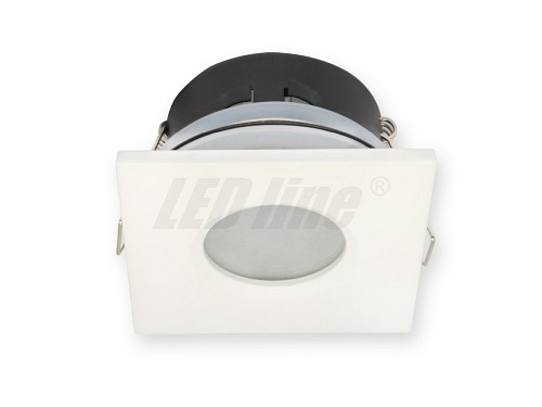 Oprawa sufitowa wodoodporna IP65  LED line odlew kwadratowa - biała