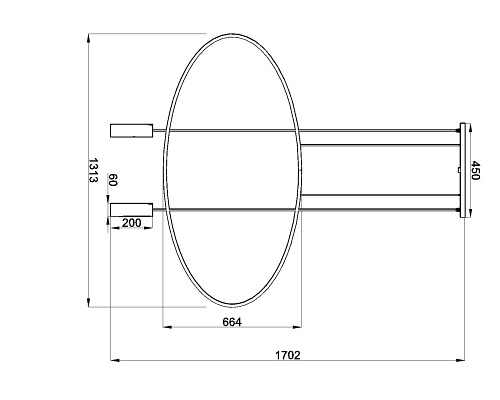 Lampa wisząca HOLAR 2 czarna