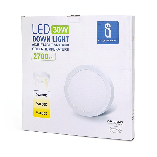 Panel LED 30W CCT Ultra Slim do otworu 65-310mm