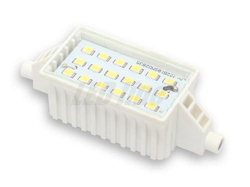 Żarówka LED R7s 78mm żarnik halogenowy 6W 230V - biała zimna