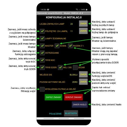 Sterownik schodowy Omega Exclusive sterowany aplikacją