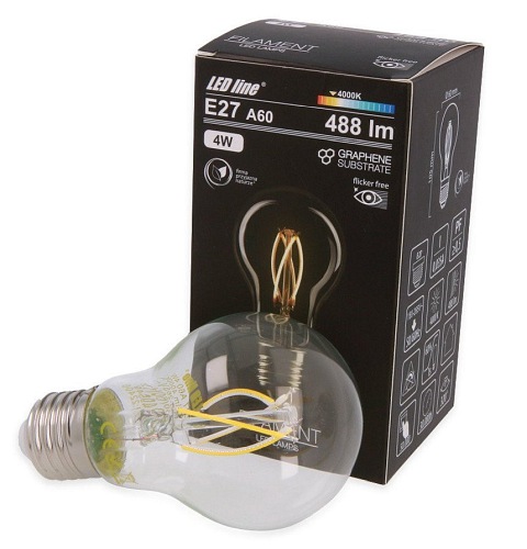 Żarówka LED E27 filament 