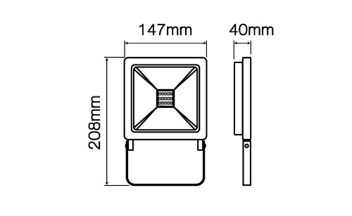 Naświetlacz LED Photon 30W Barwa Zimna