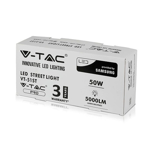 Lampa Uliczna LED V-TAC Samsung 50W VT-51-ST 4000K 5000lm