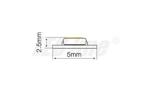 Taśma Slim LED line 600 SMD2216 12V biała dzienna 3900-4175K 5mm BPCB 5 metrów