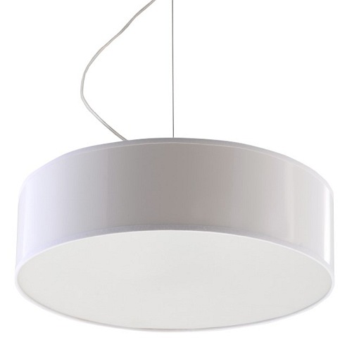 Lampa wisząca plafon ARENA 35 cm 2xE27 biały