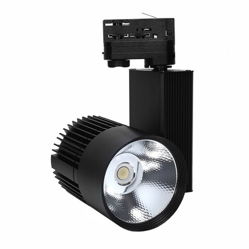 Reflektor 3-fazowy czarny COB CRI90 30W 3450lm neutralny