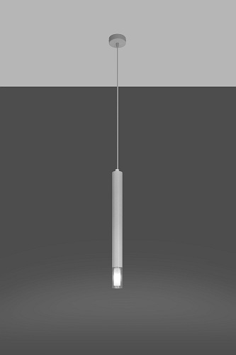 Lampa wisząca punktowa WEZYR 1 biała 1xG9