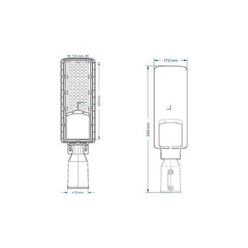 Lampa uliczna LED 150W